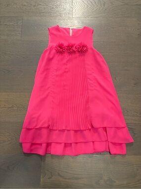 Gorgeous hot pink girls cocktail dress sz 12/14
